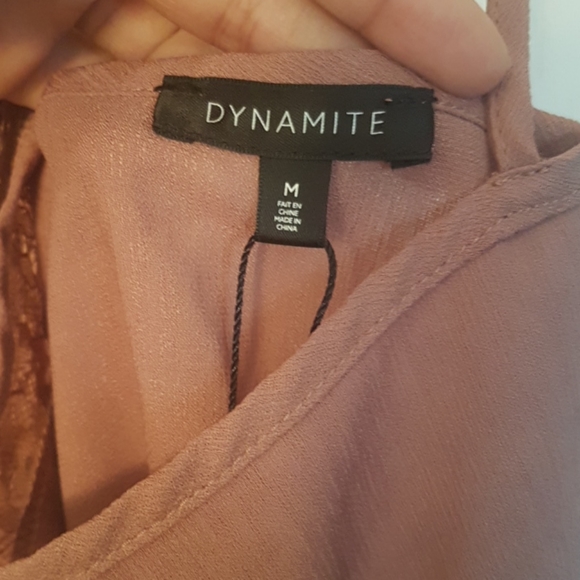 Dynamite halter cami with lace NWT - Picture 7 of 9
